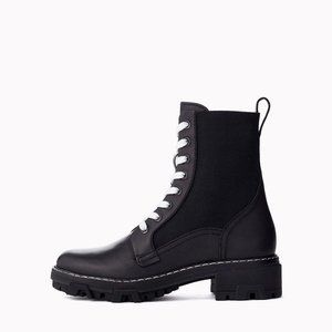 Rag & Bone shiloh combat ankle boot black 7.5/37.5 NEW